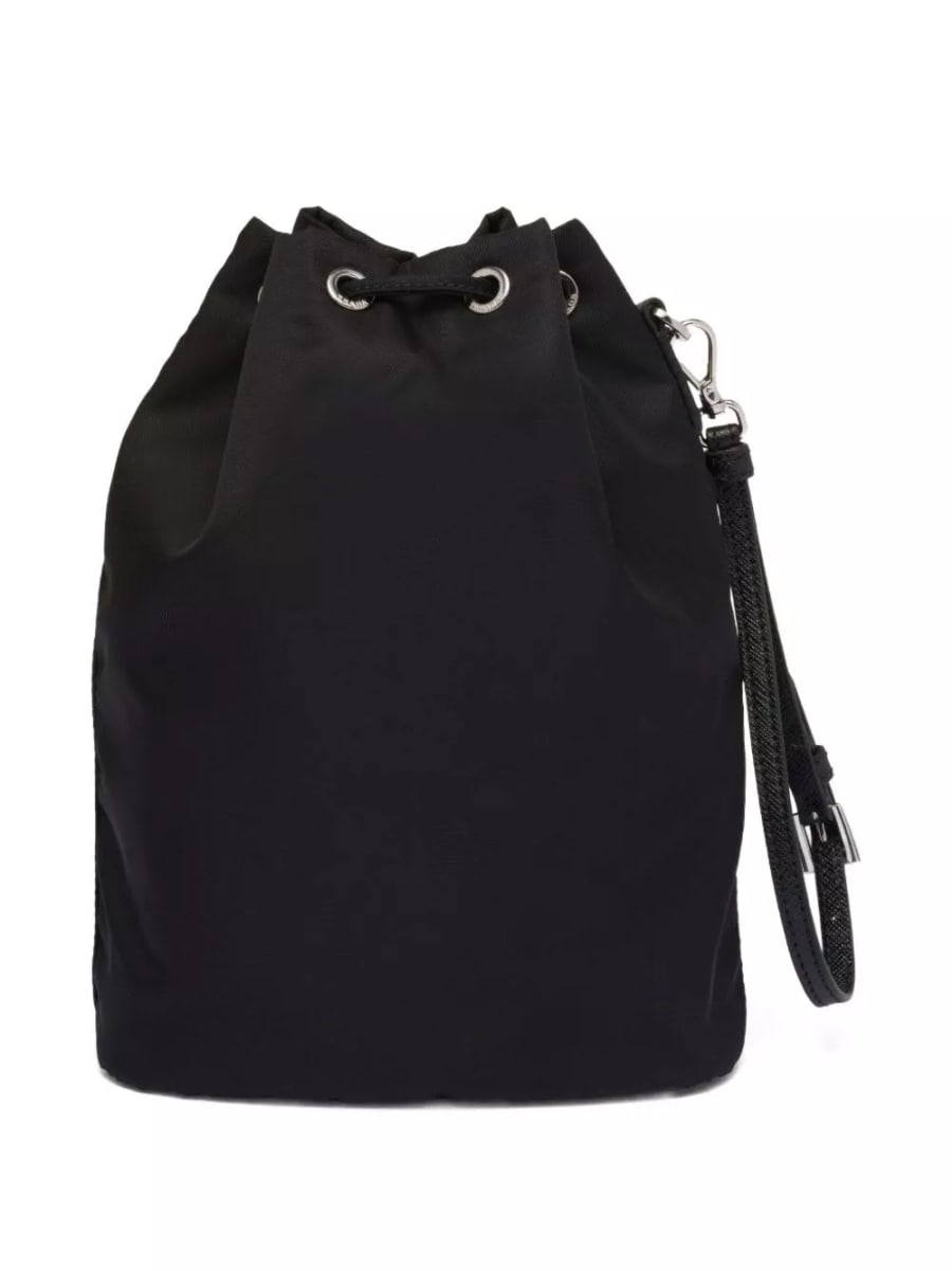 Prada Borsa a secchiello mini Re-Nylon, view 3