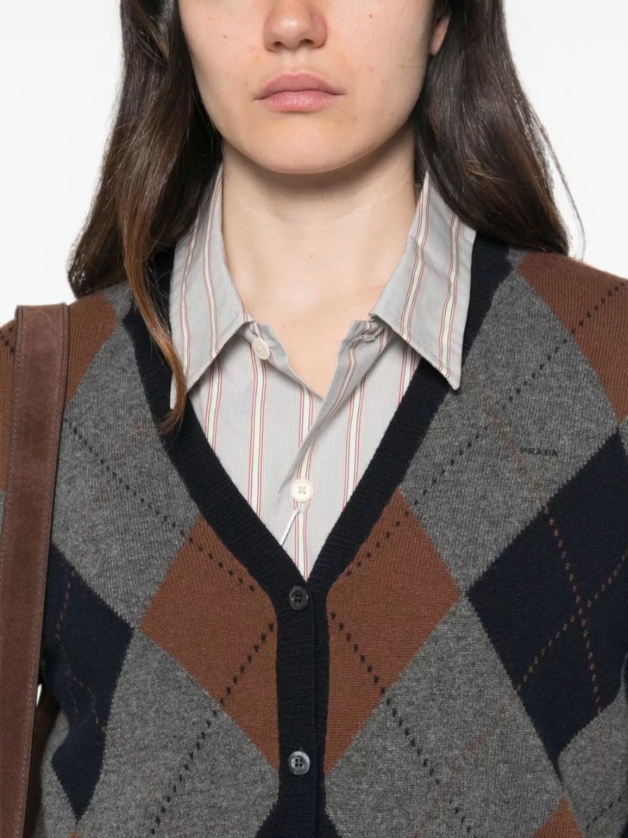 Prada Cardigan in cashmere, view 2