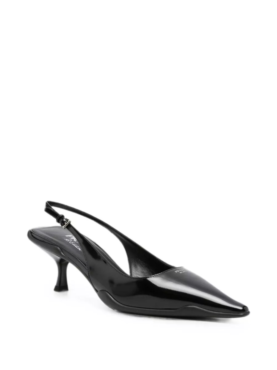 Prada Pumps slingback in pelle, view 4