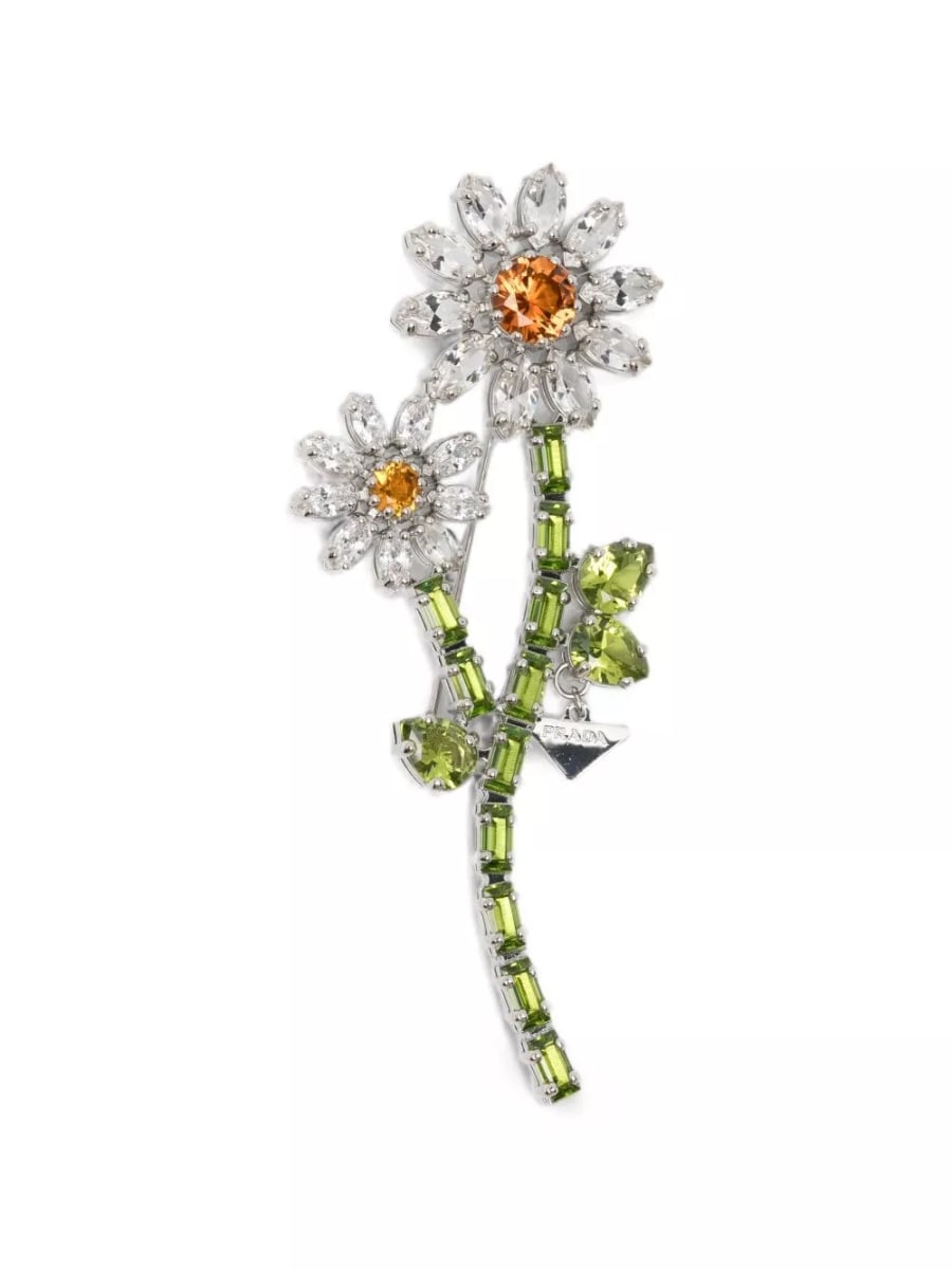 Prada Spilla con cristalli