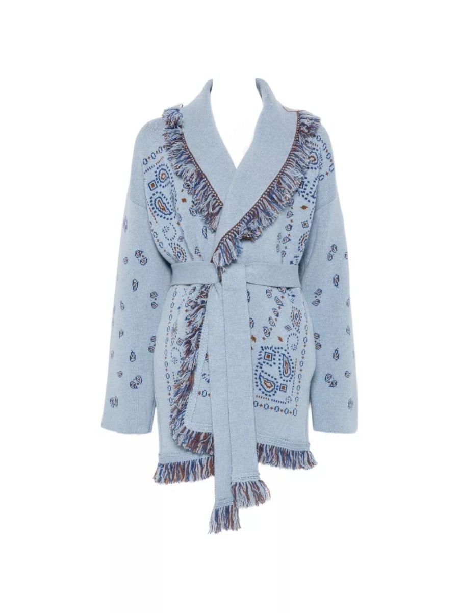 Alanui Cardigan in cashmere Bandana