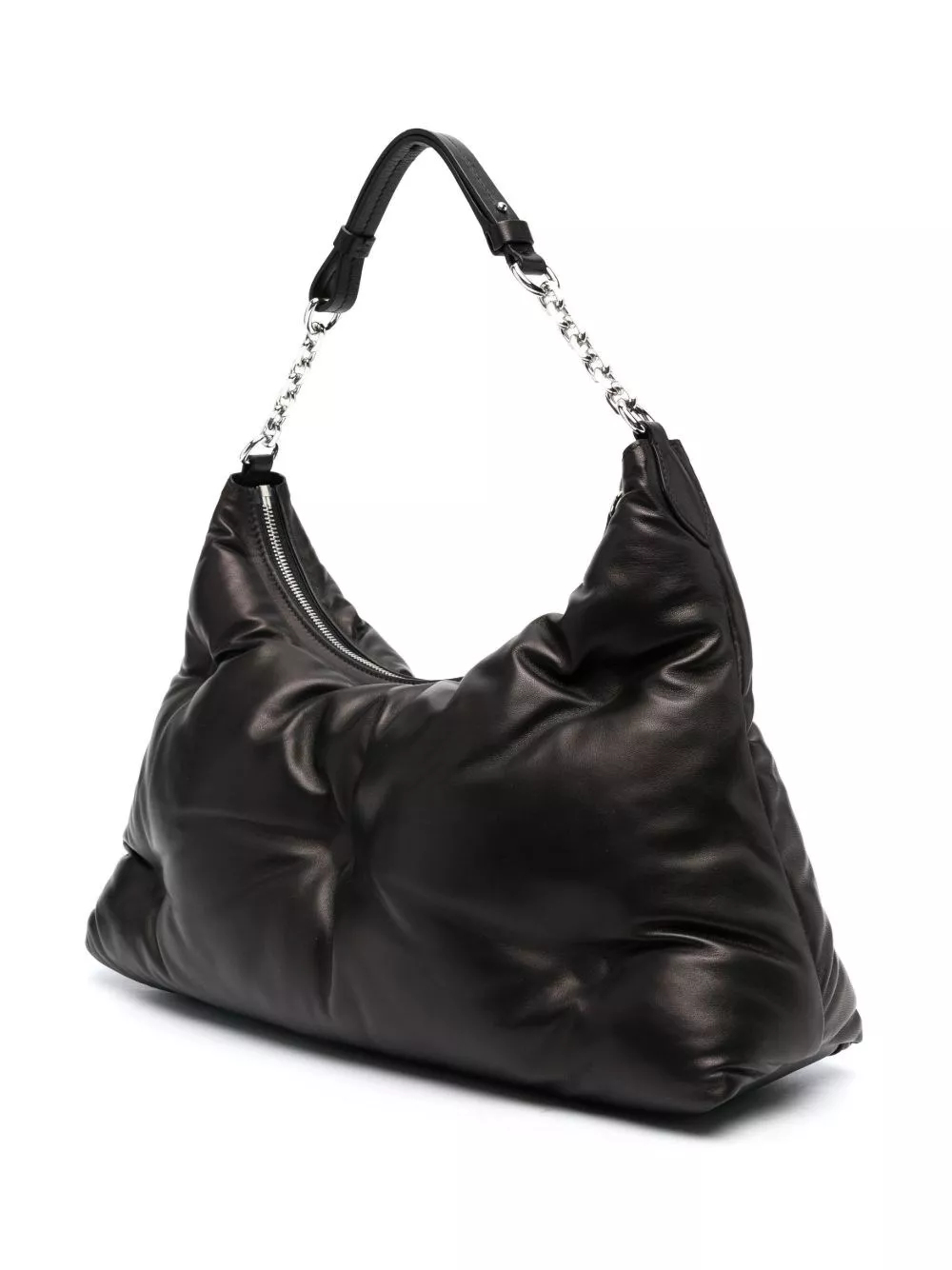 Maison Margiela Borsa hobo media in pelle Glam Slam