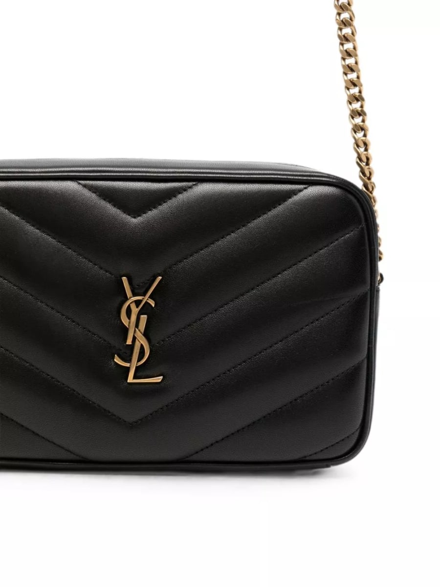 Saint Laurent Borsa Camera in pelle LouLou, view 2