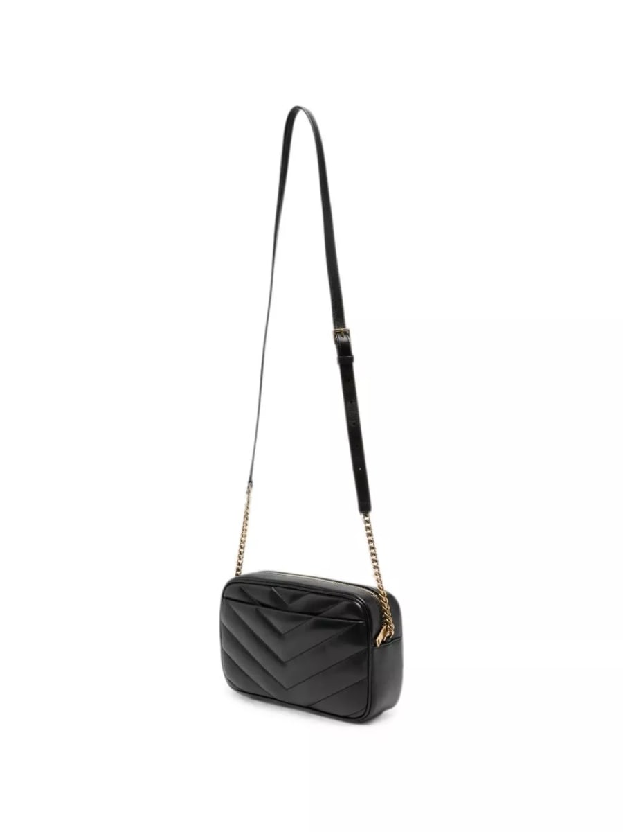 Saint Laurent Borsa Camera in pelle LouLou, view 5