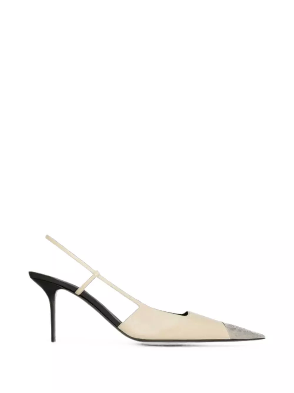 Saint Laurent Jeanne décolleté in pelle