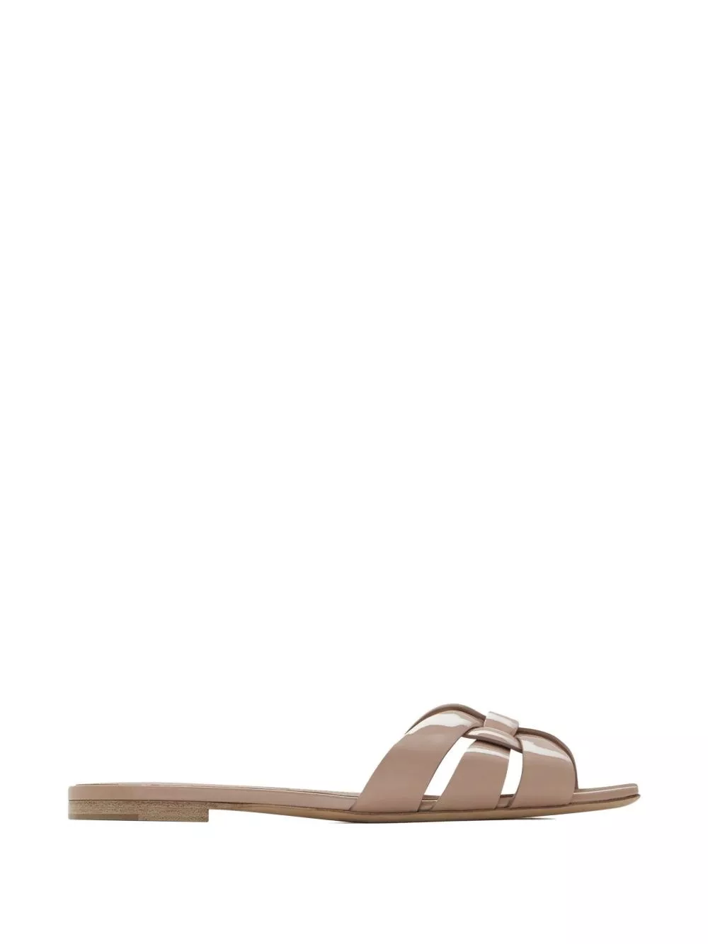 Saint Laurent Sandali flat in pelle Tribute Nu Pieds