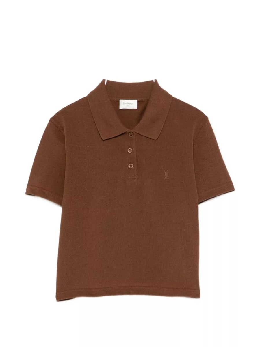 Saint Laurent la polo in cotone
