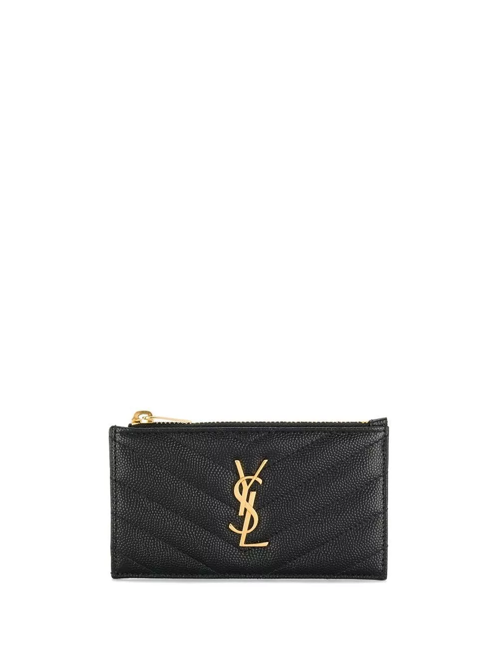 Saint Laurent Portafoglio in pelle con zip Cassandre