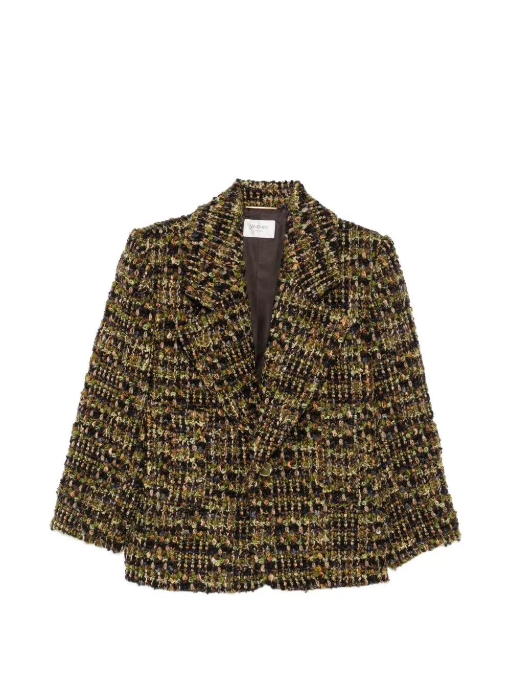 Saint Laurent Giacca in tweed di lana