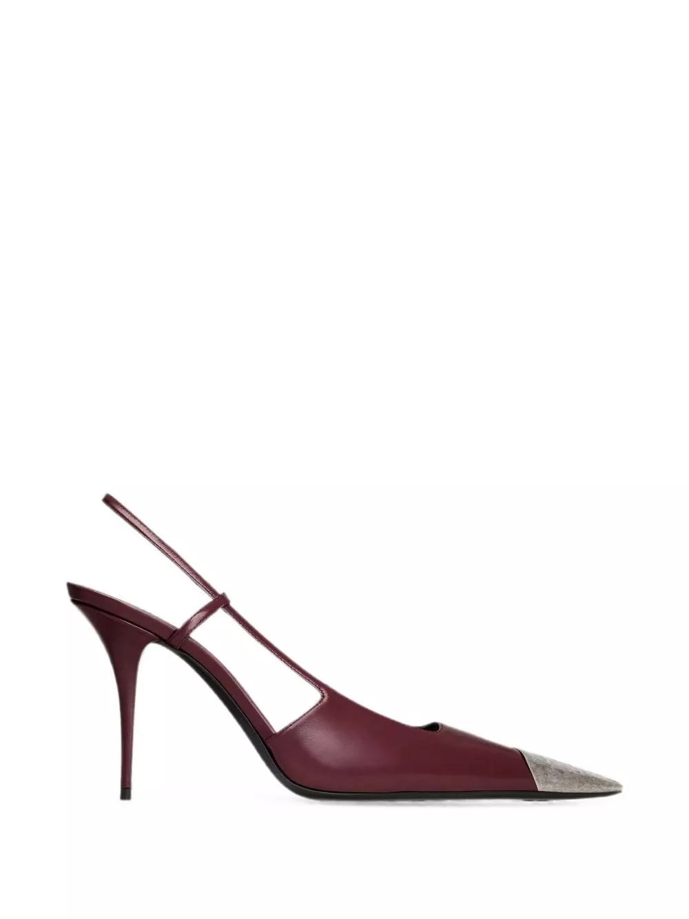 Saint Laurent Jeanne décolleté in pelle