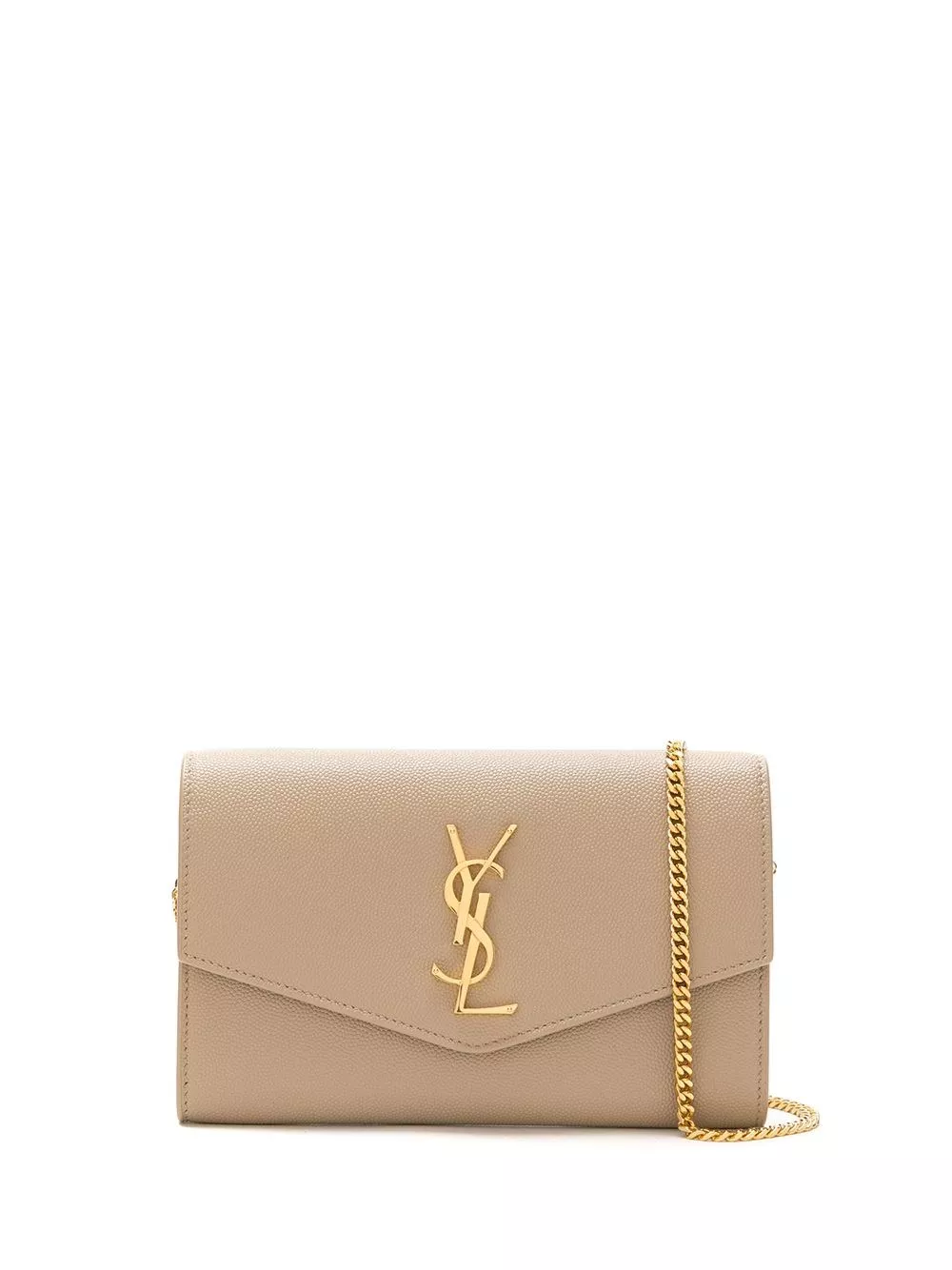 Saint Laurent Portafoglio in pelle Uptown con catena