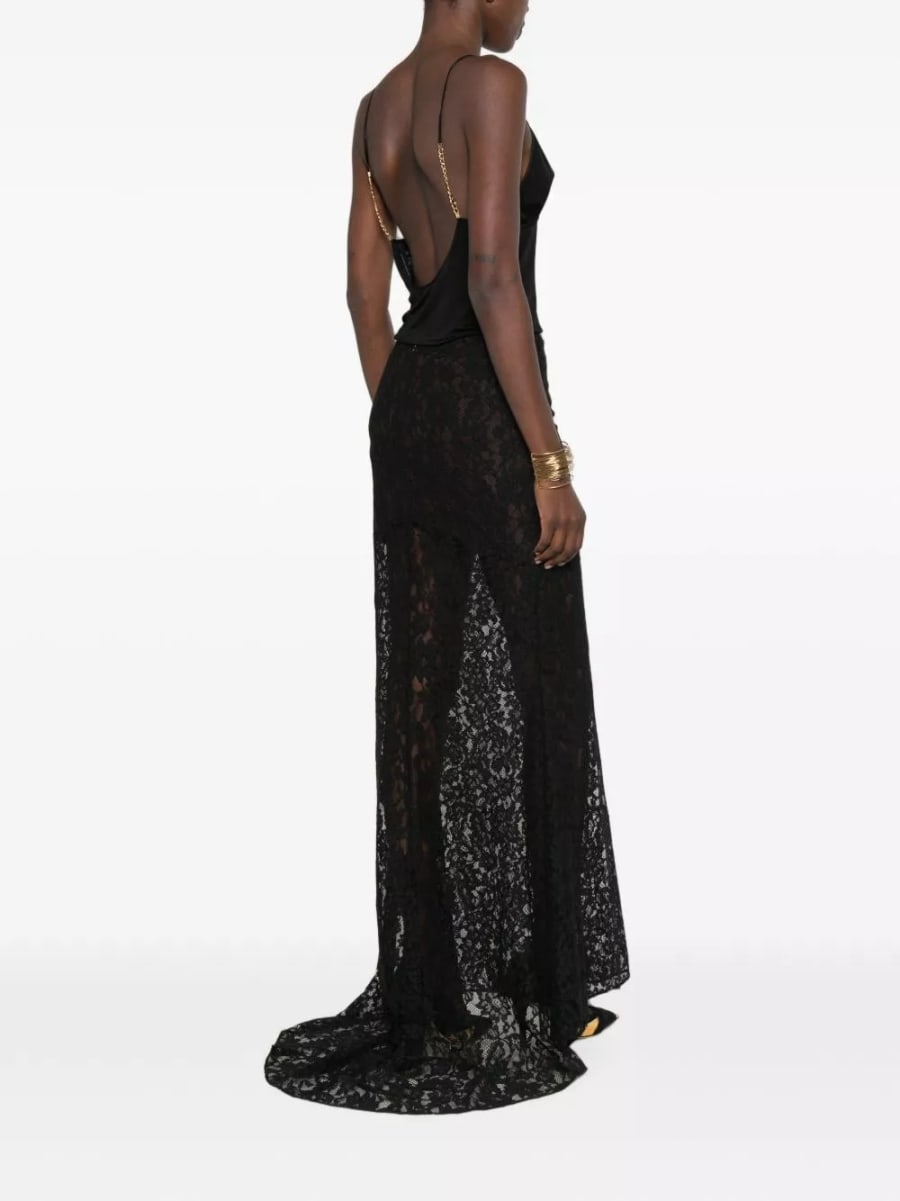 Saint Laurent Top a scollo a V Saint, view 3