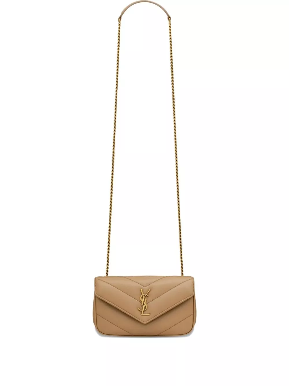 Saint Laurent Borsa a spalla mini LouLou in pelle