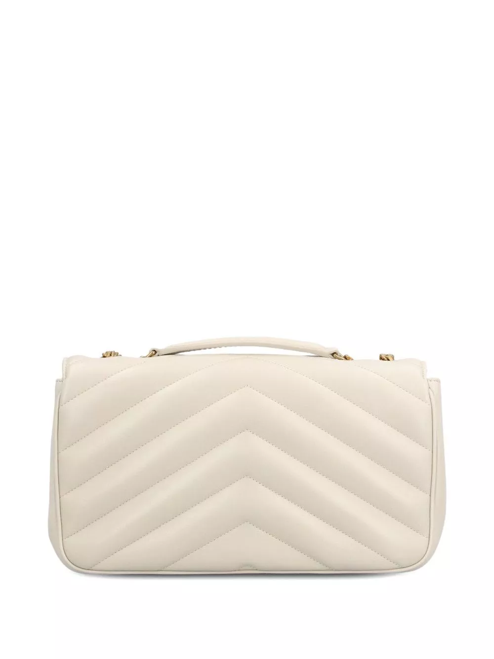Saint Laurent Borsa a spalla LouLou media in pelle, view 2