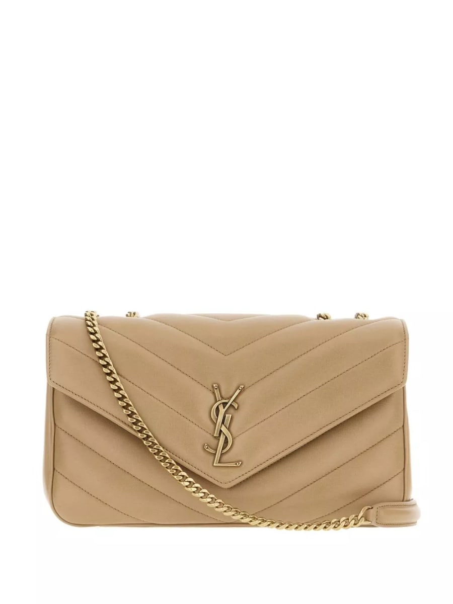 Saint Laurent Borsa a spalla LouLou media in pelle