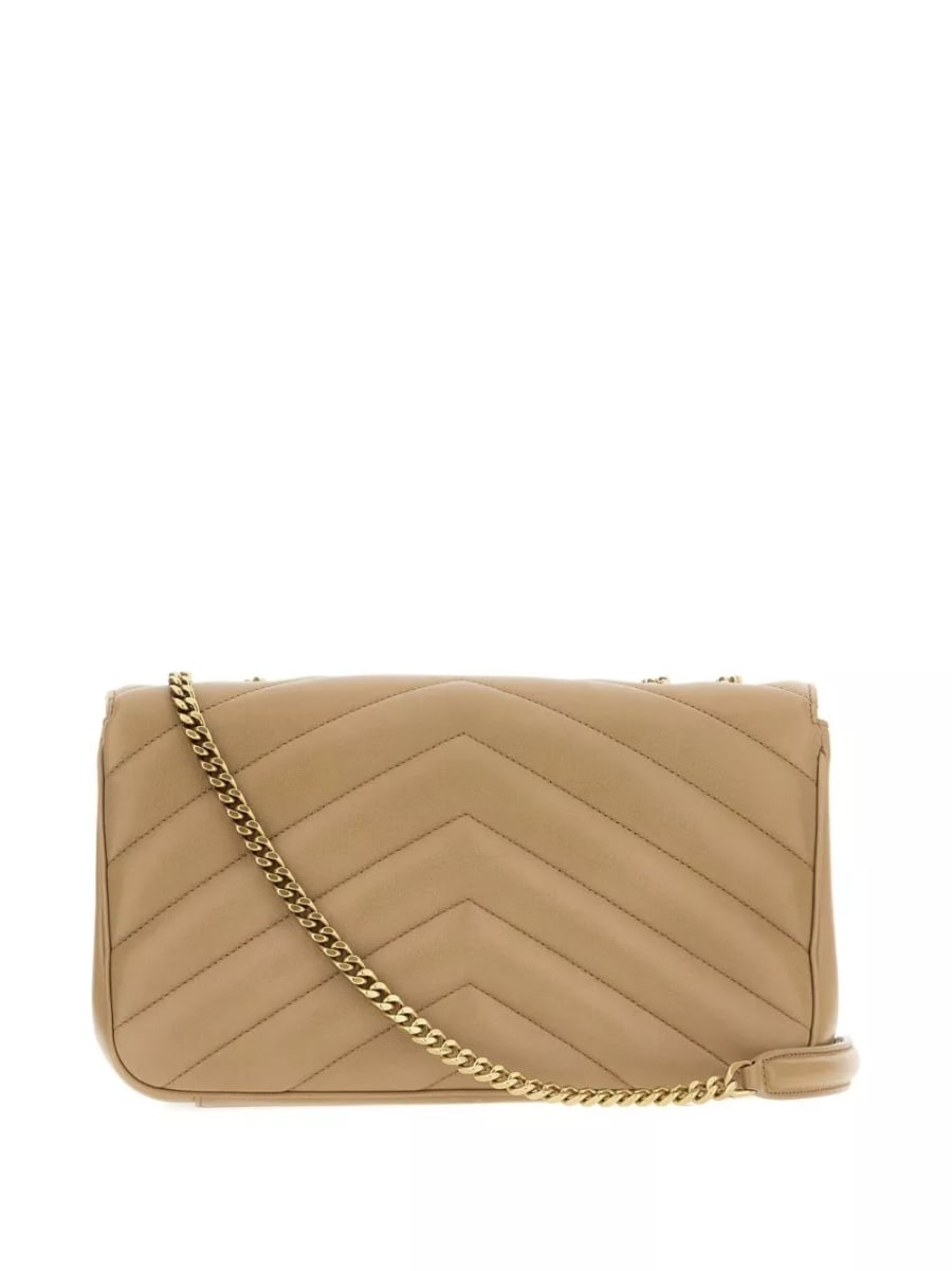 Saint Laurent Borsa a spalla LouLou media in pelle, view 2