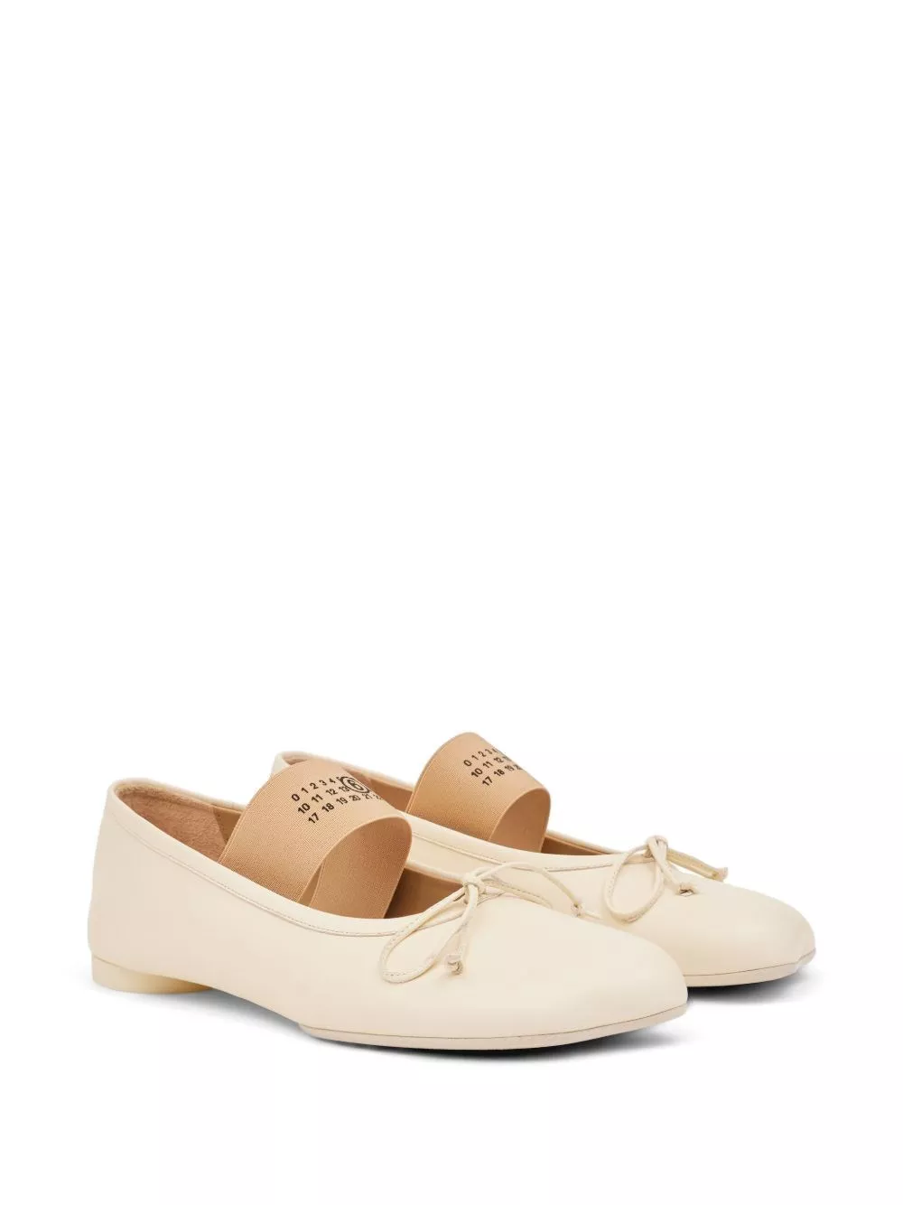 MM6 Maison Margiela Ballerine in pelle, view 2