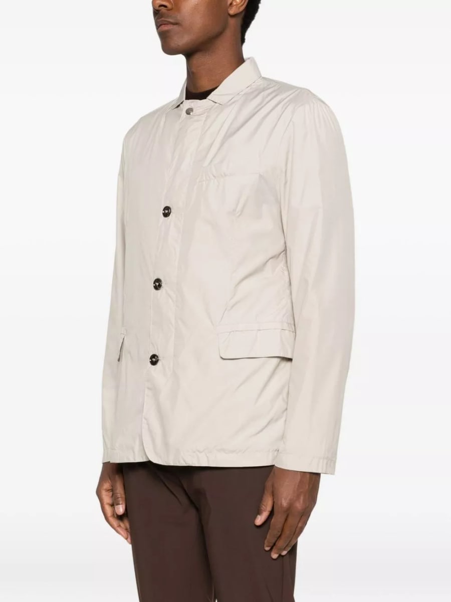 Heskimo Camicia overshirt con logo, view 2