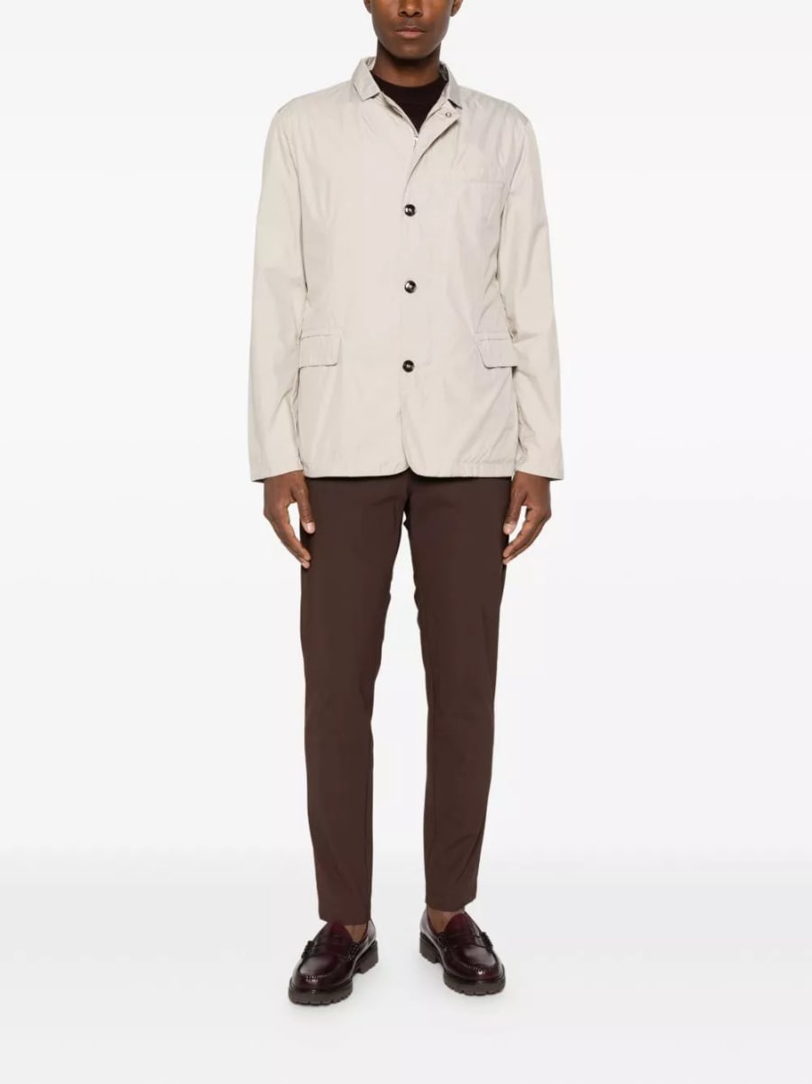 Heskimo Camicia overshirt con logo, view 3