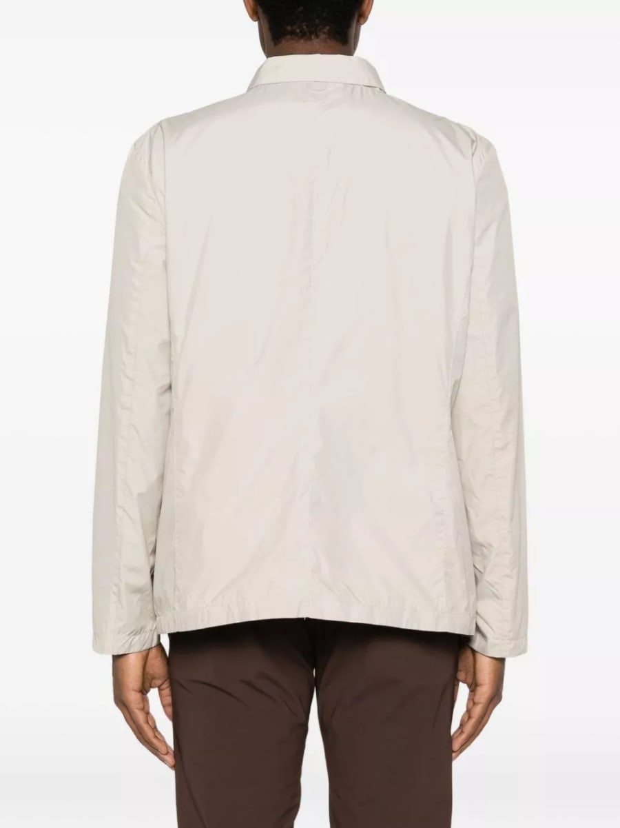 Heskimo Camicia overshirt con logo, view 5