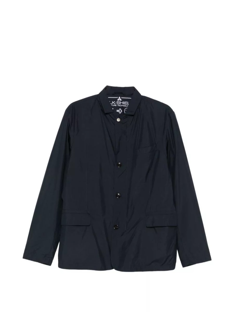 Heskimo Camicia overshirt con logo