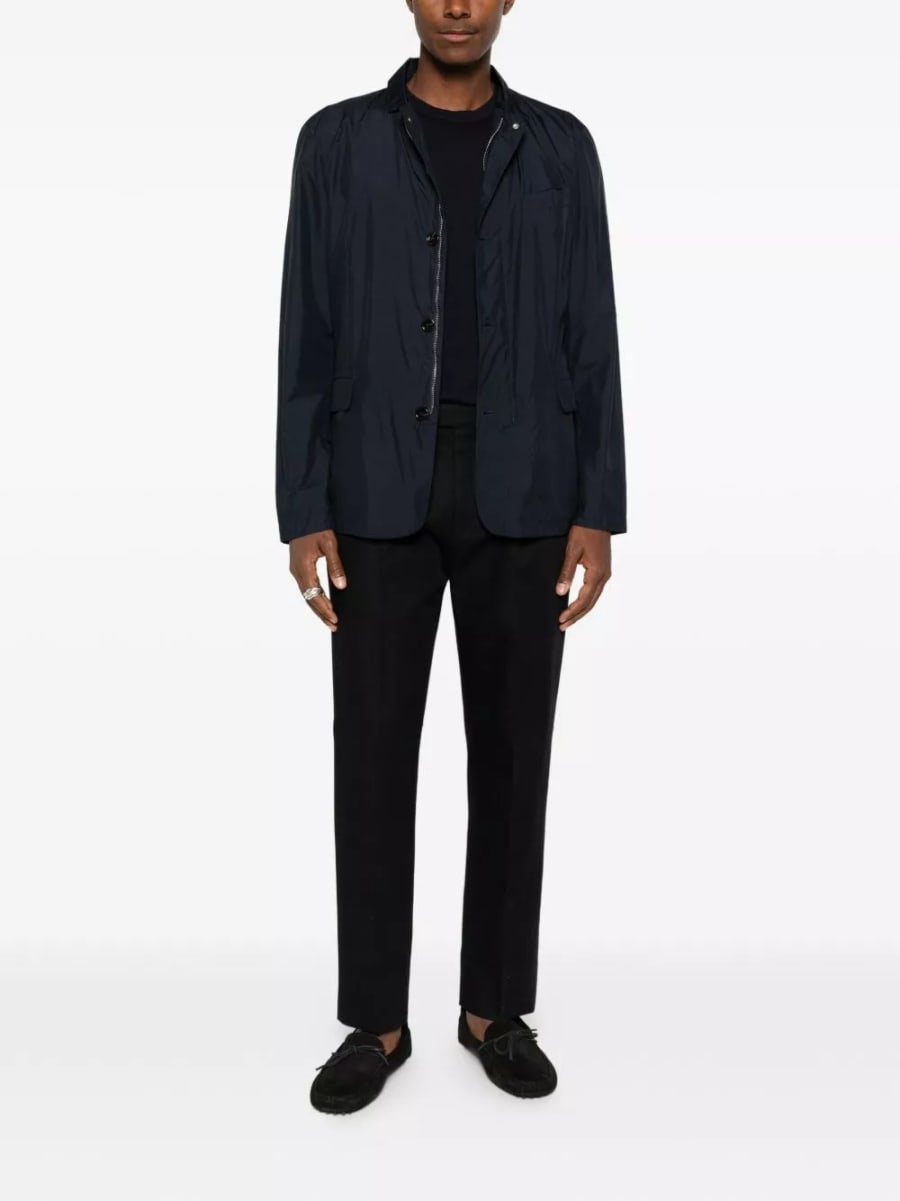 Heskimo Camicia overshirt con logo, view 3