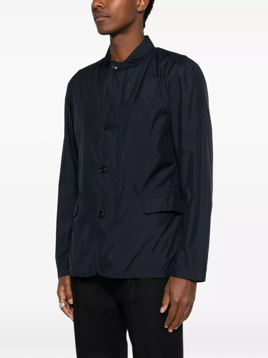 Heskimo Camicia overshirt con logo, view 4
