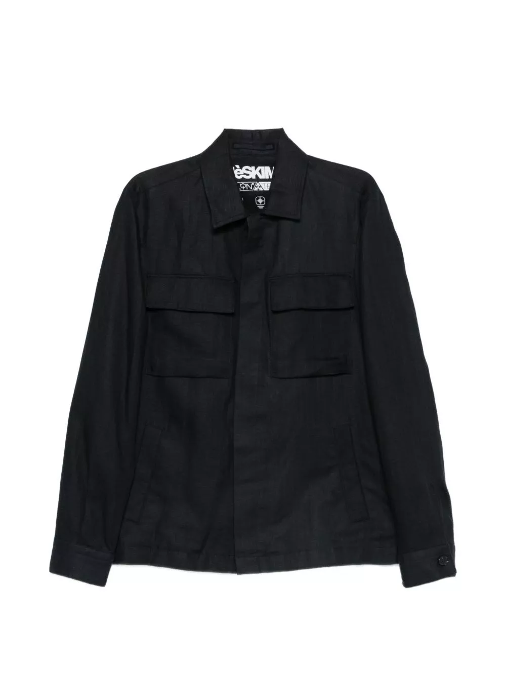 Heskimo Camicia overshirt con logo
