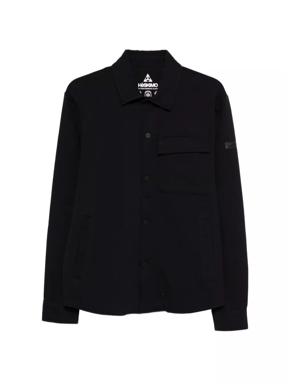 Heskimo Camicia overshirt con logo