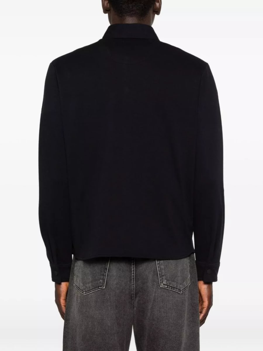 Heskimo Camicia overshirt con logo, view 2