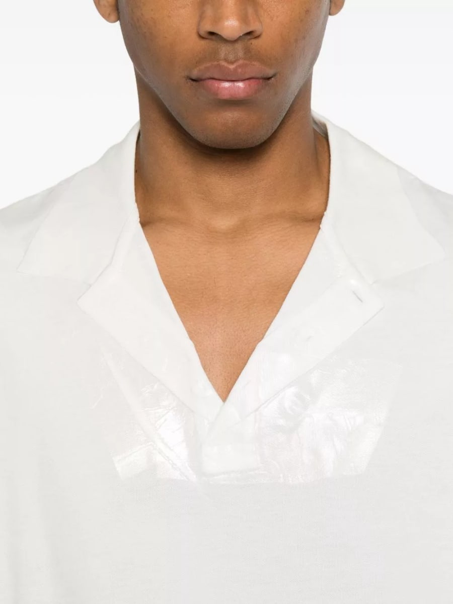 Maison Margiela la polo in cotone, view 4