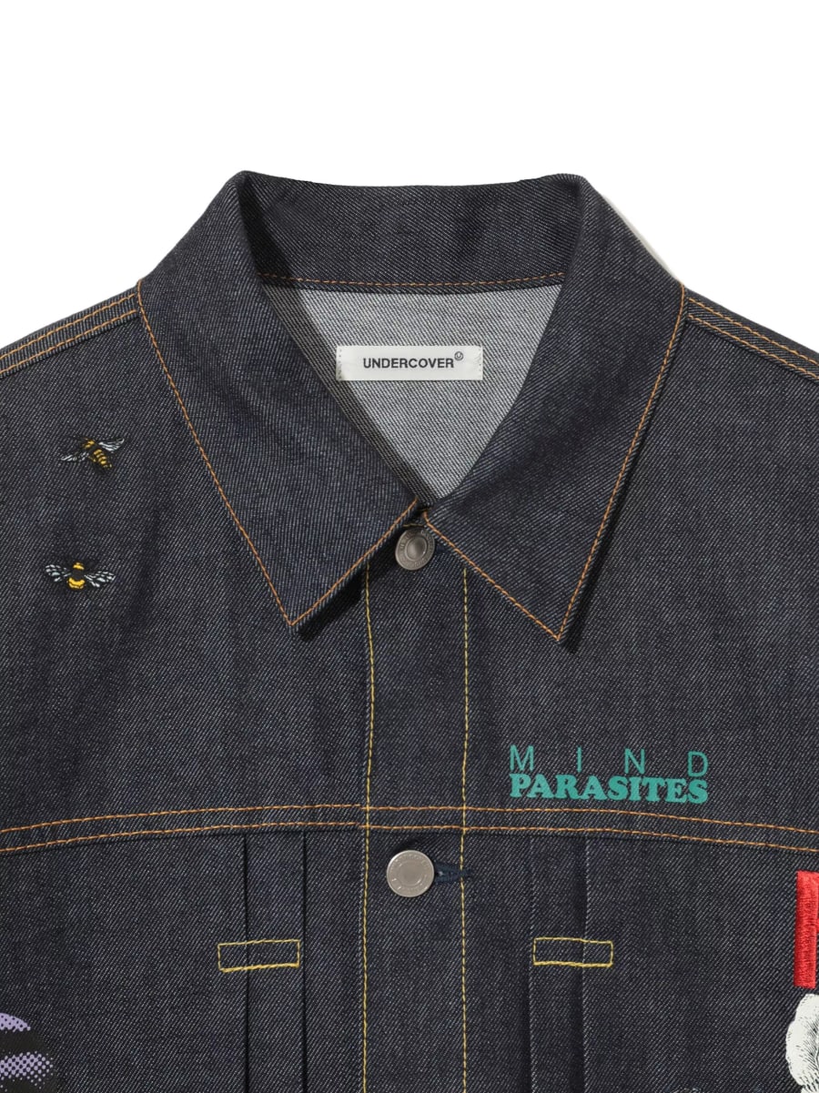 Undercover Camicia in denim, view 3