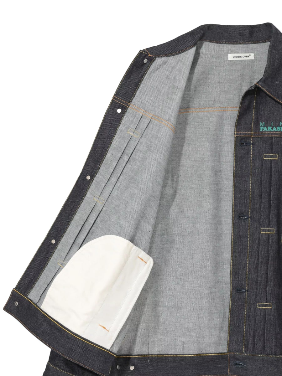 Undercover Camicia in denim, view 4