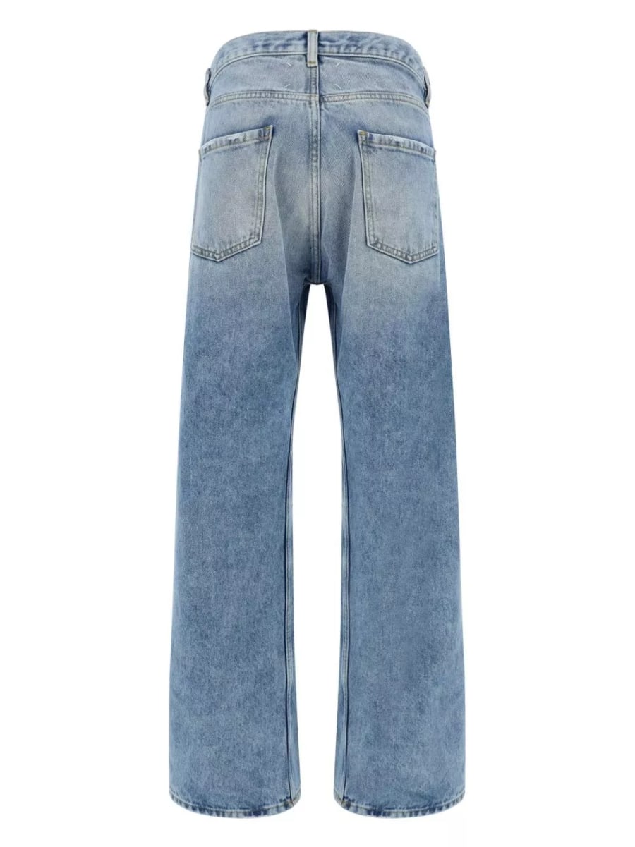 Maison Margiela Jeans in denim di cotone, view 5