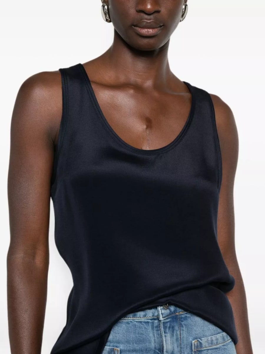 Max Mara Top in seta, view 2