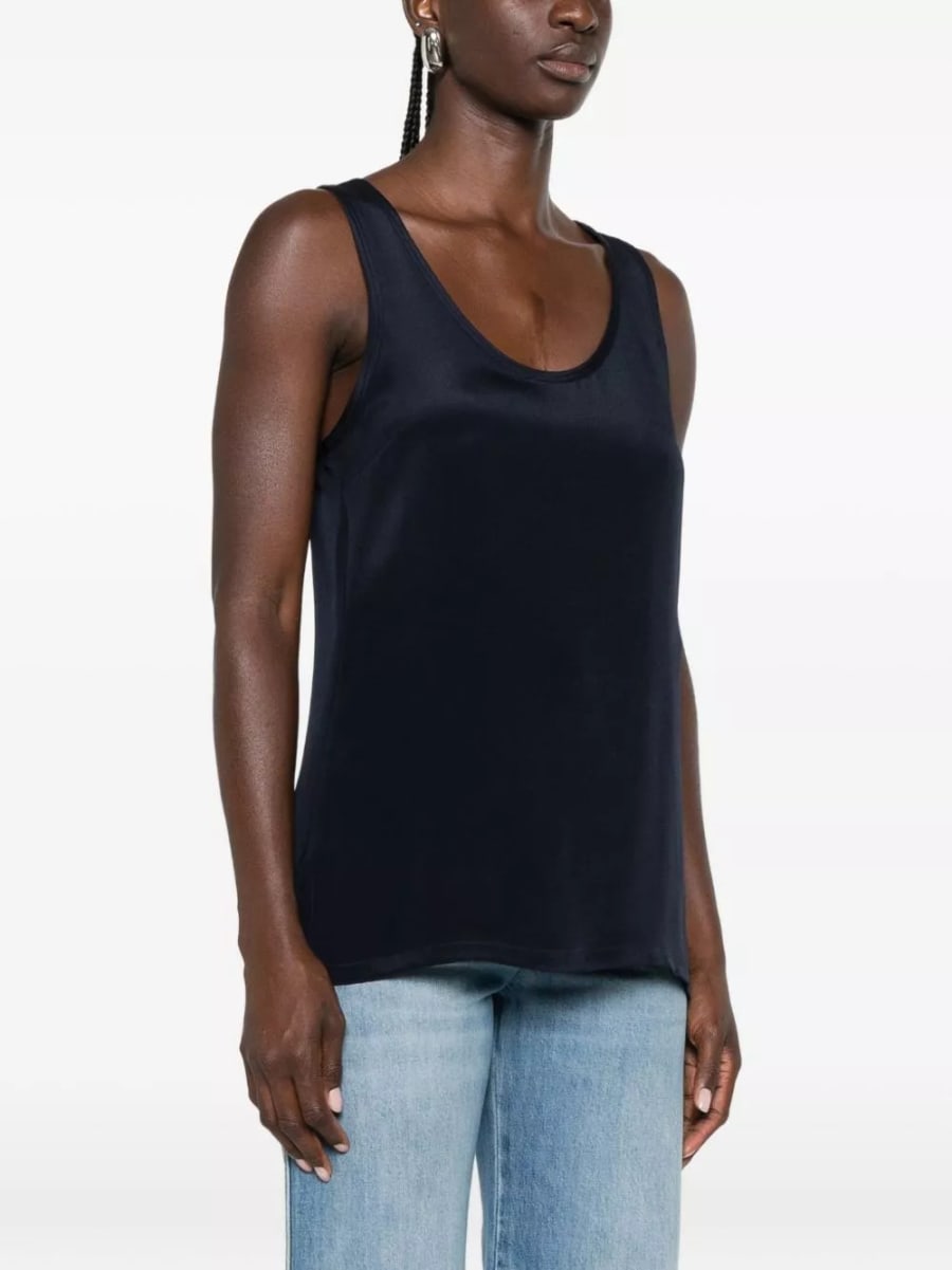 Max Mara Top in seta, view 3