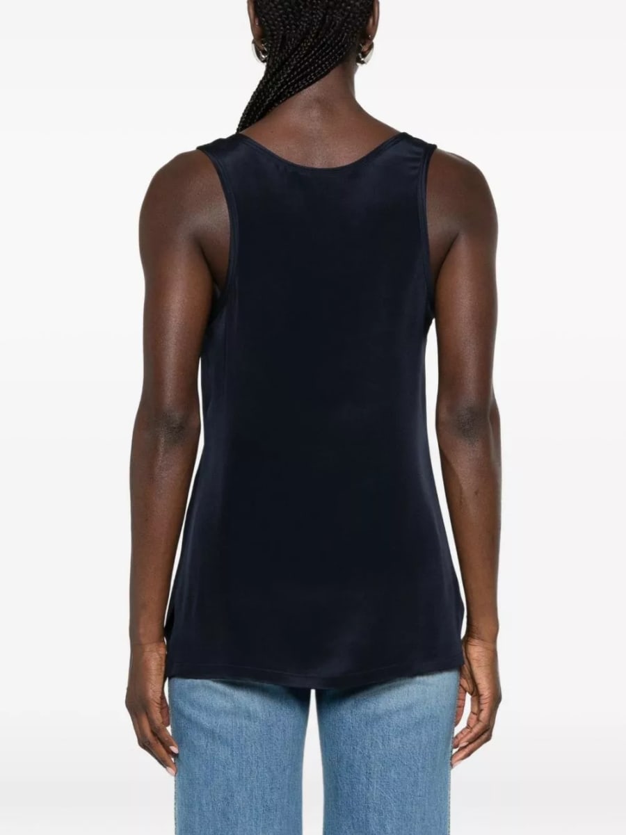 Max Mara Top in seta, view 4