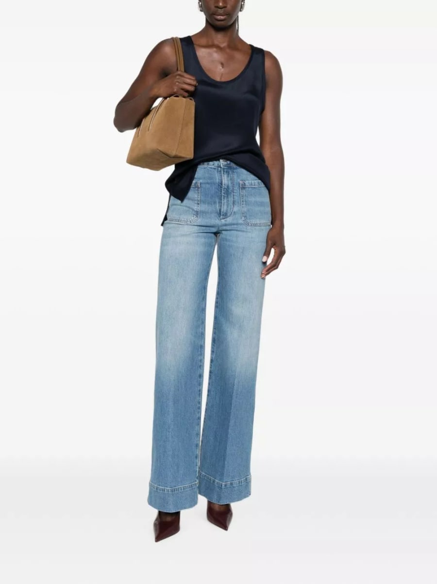 Max Mara Top in seta, view 5