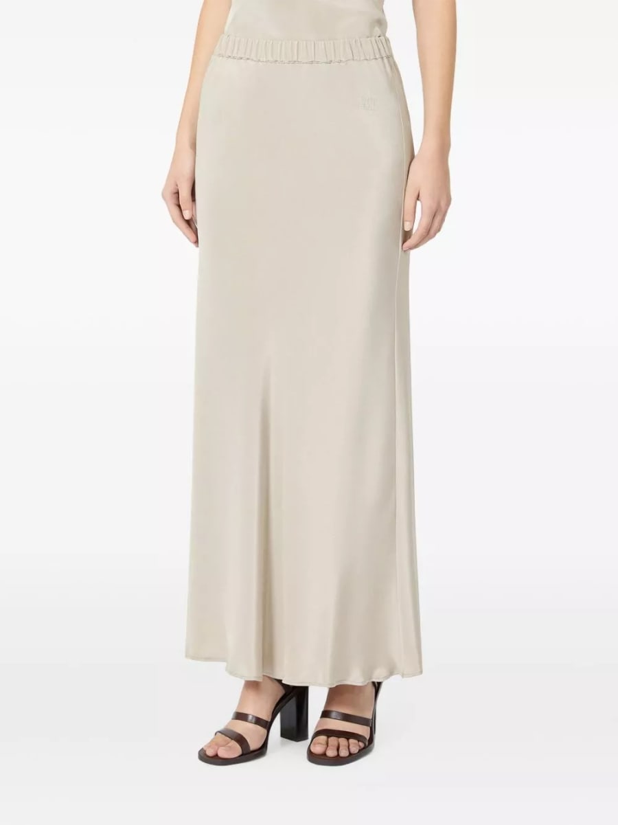 Max Mara Gonna lunga in seta, view 2