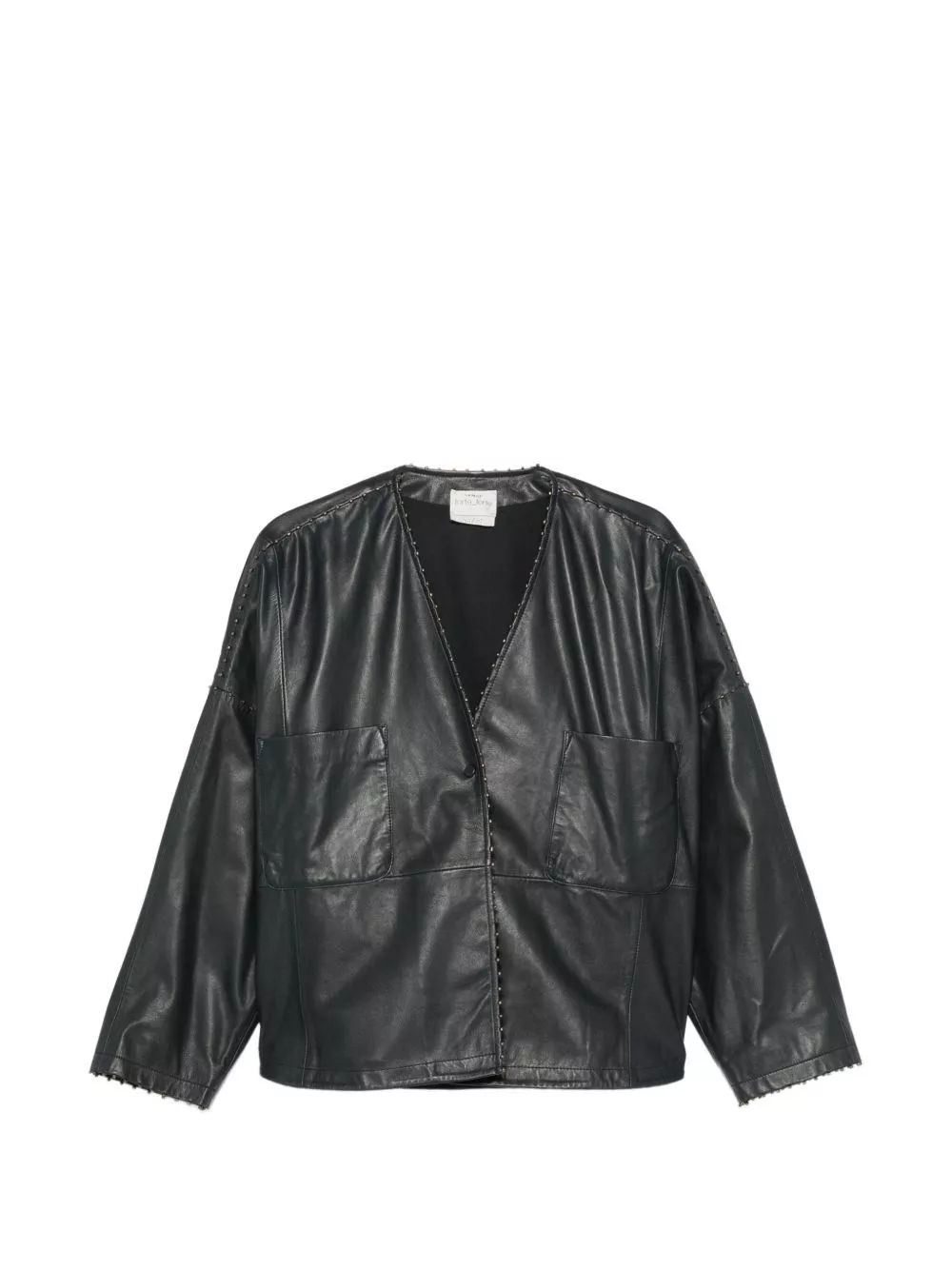 Forte_Forte Giacca kimono in pelle