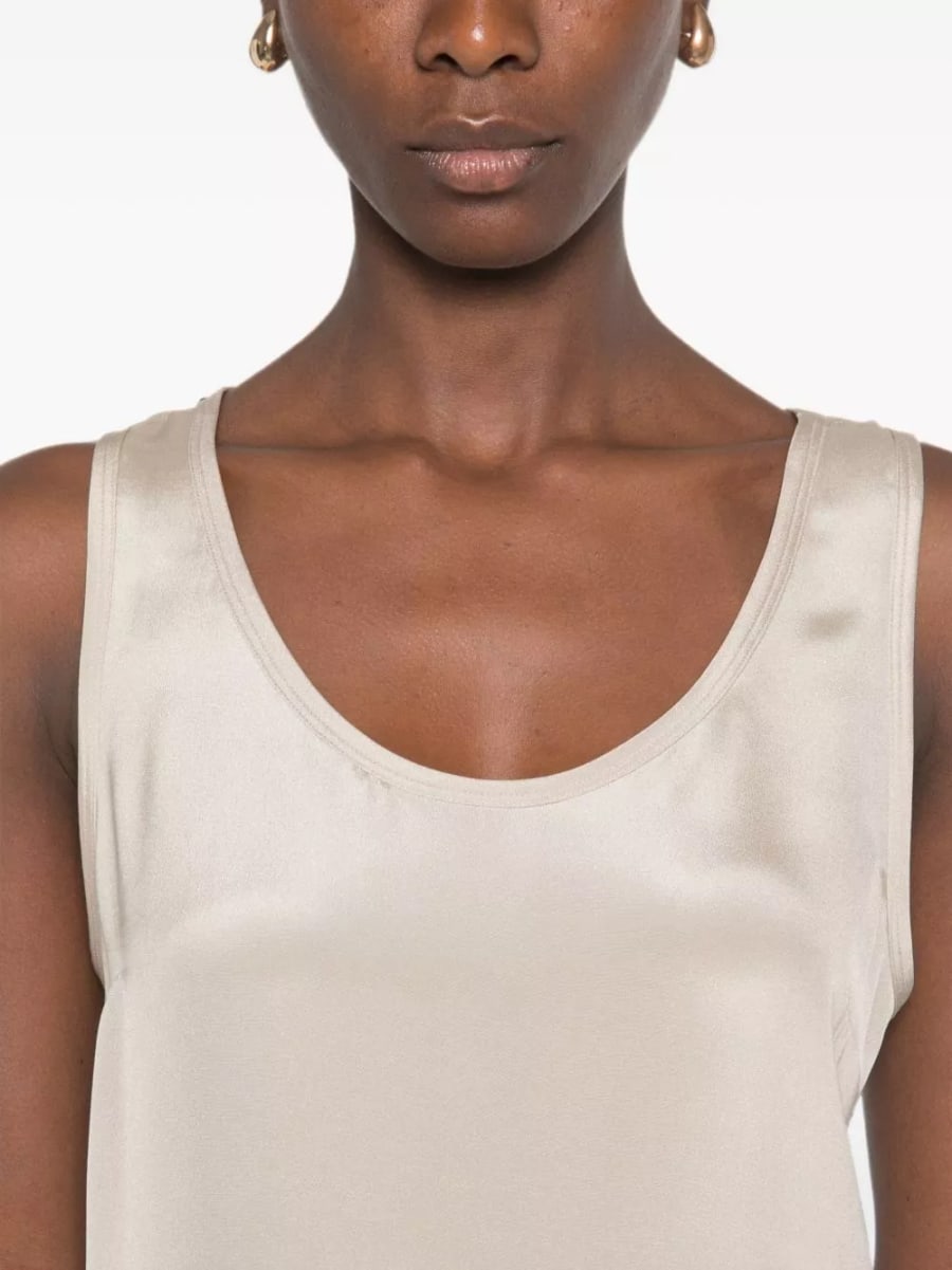 Max Mara Top in seta, view 4