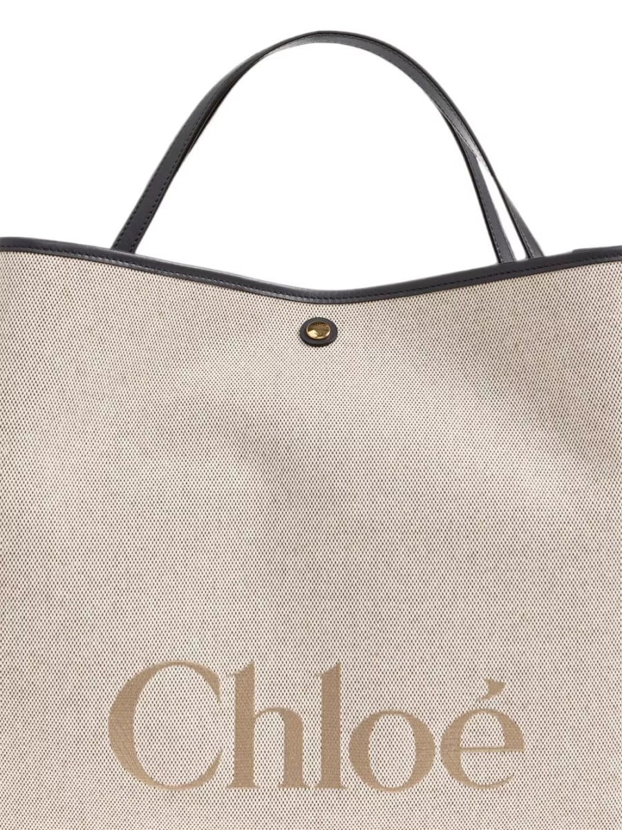Chloé Borsa cabas grande Chloé Clover, view 3