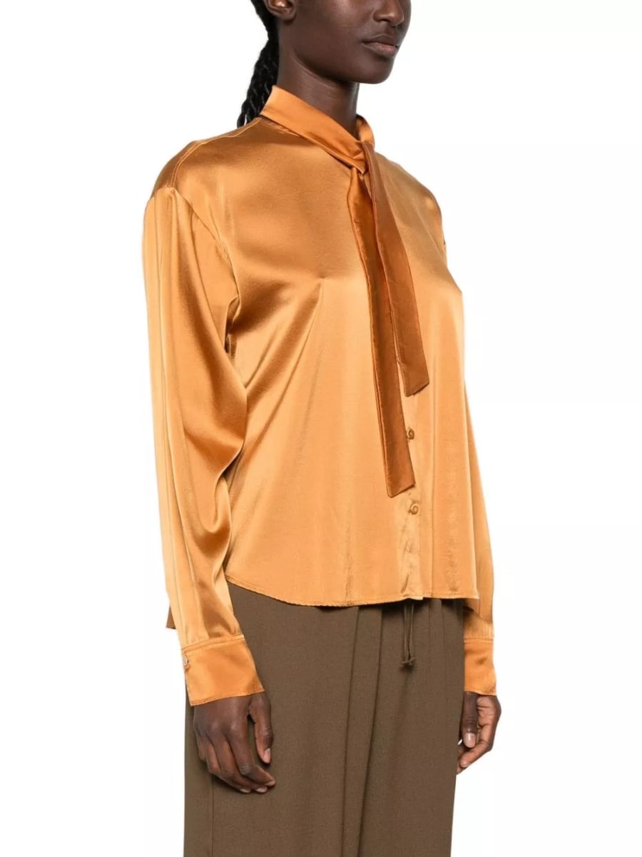 Forte_Forte Camicia con papillon in seta, view 2