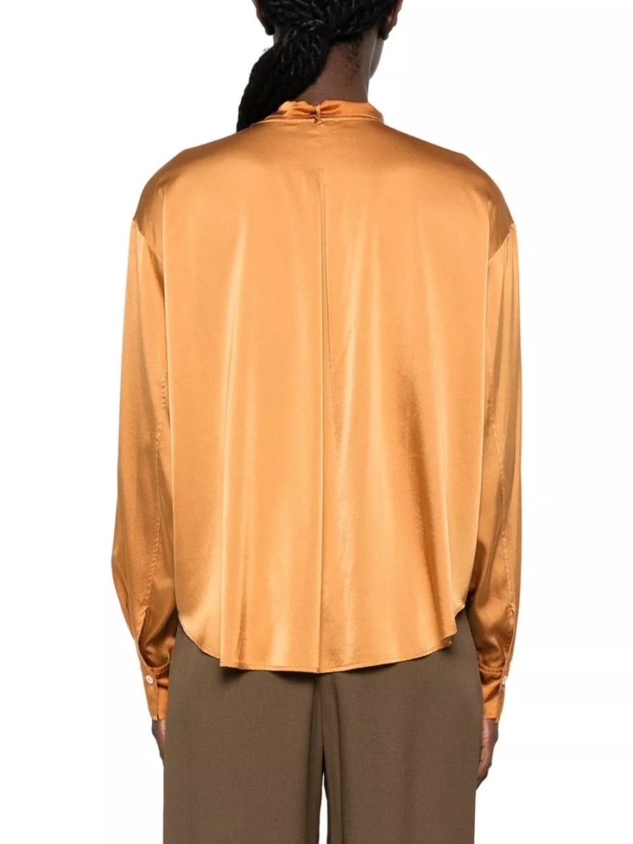 Forte_Forte Camicia con papillon in seta, view 4