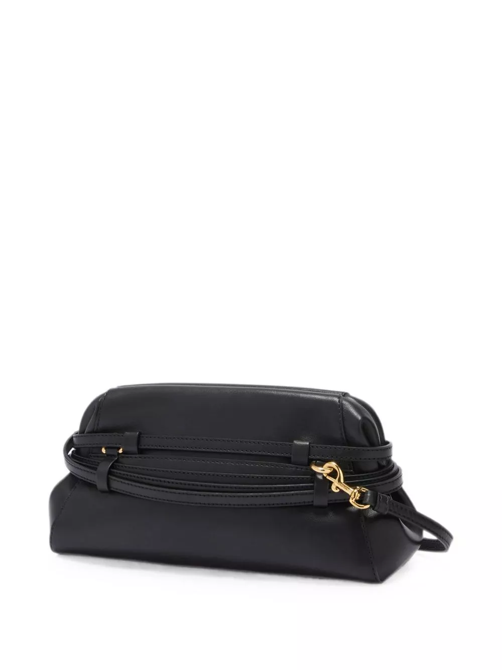 Moschino Clutch in pelle Tie Me, view 2