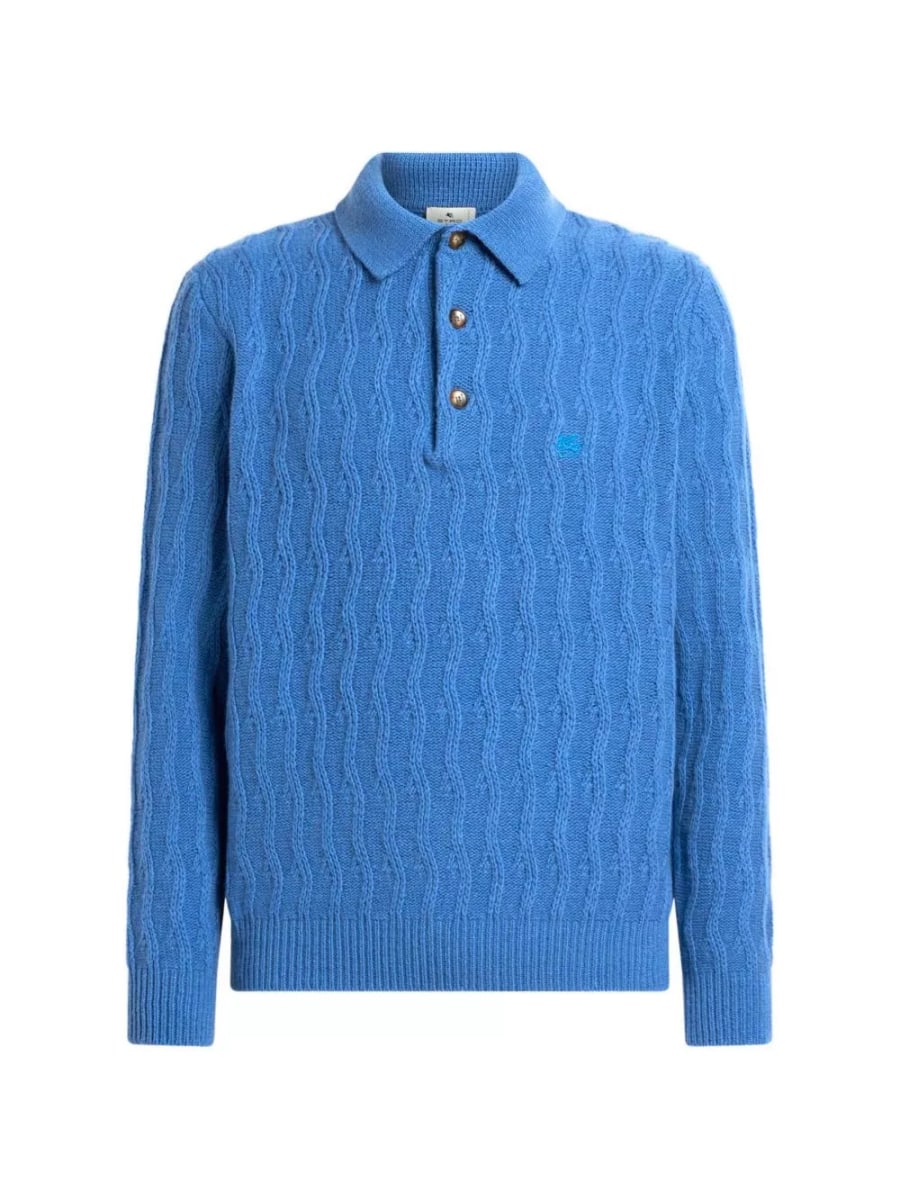 Etro la polo in cashmere