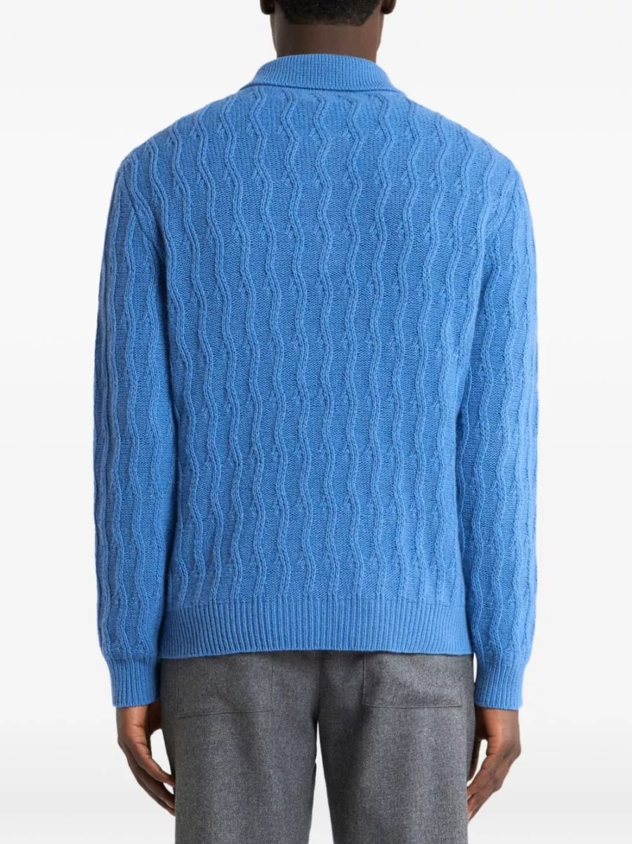 Etro la polo in cashmere, view 2