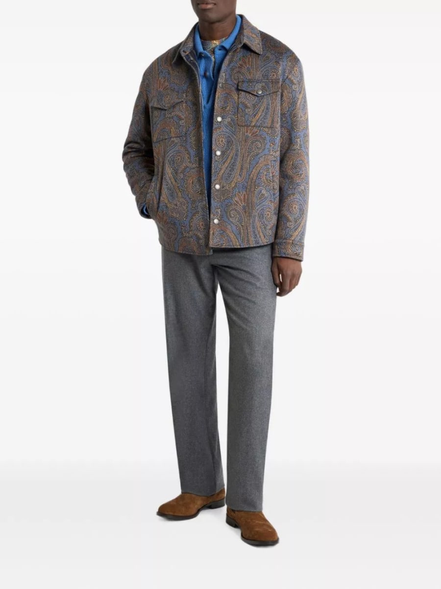 Etro la polo in cashmere, view 3