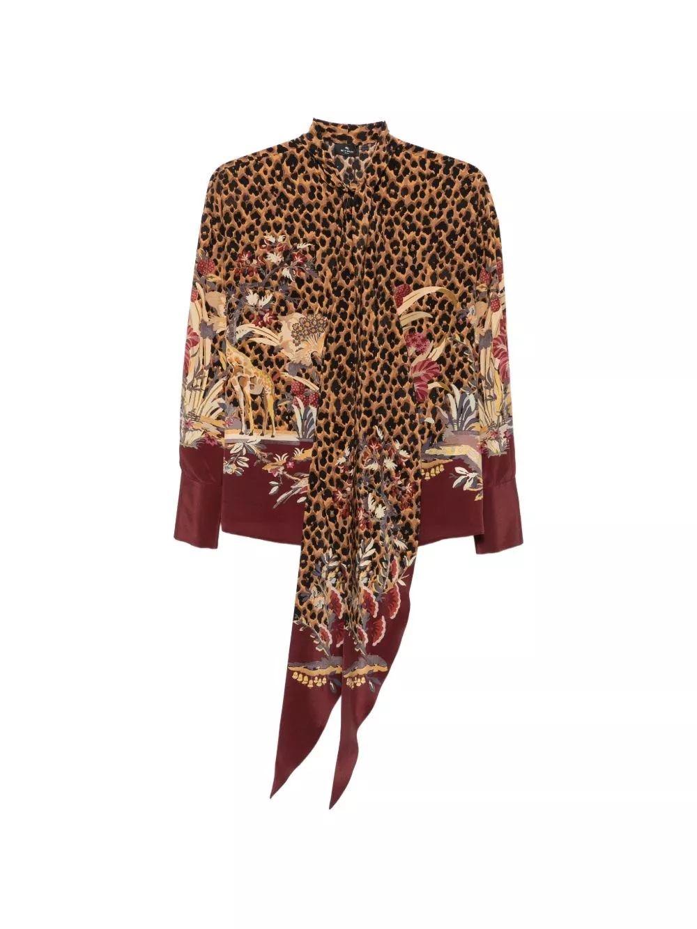 Etro Camicia in seta stampata