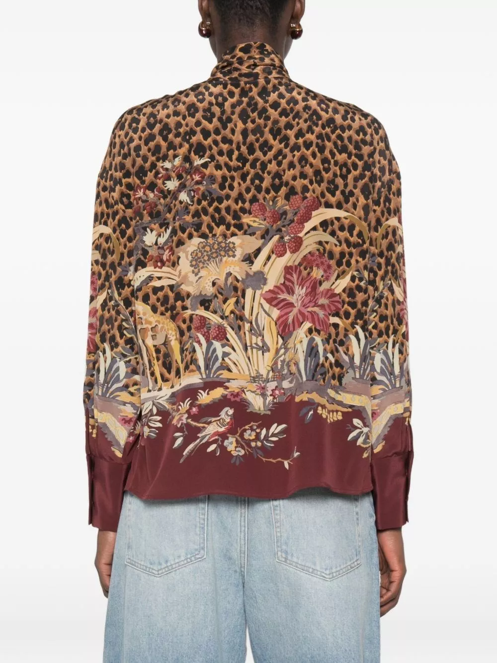 Etro Camicia in seta stampata, view 2